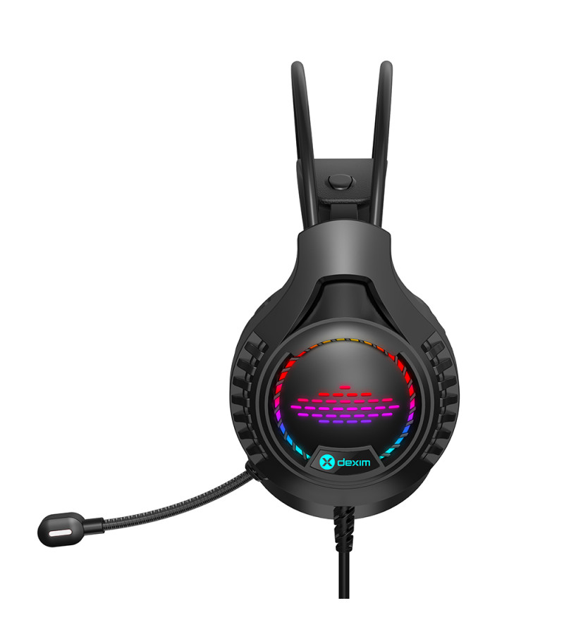 Dexim H608 Led Işıklı USB Oyuncu Kulaklığı-DSP006
