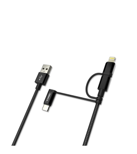Dexim Type-C + Micro USB + Lightning USB Kablo DWA0003