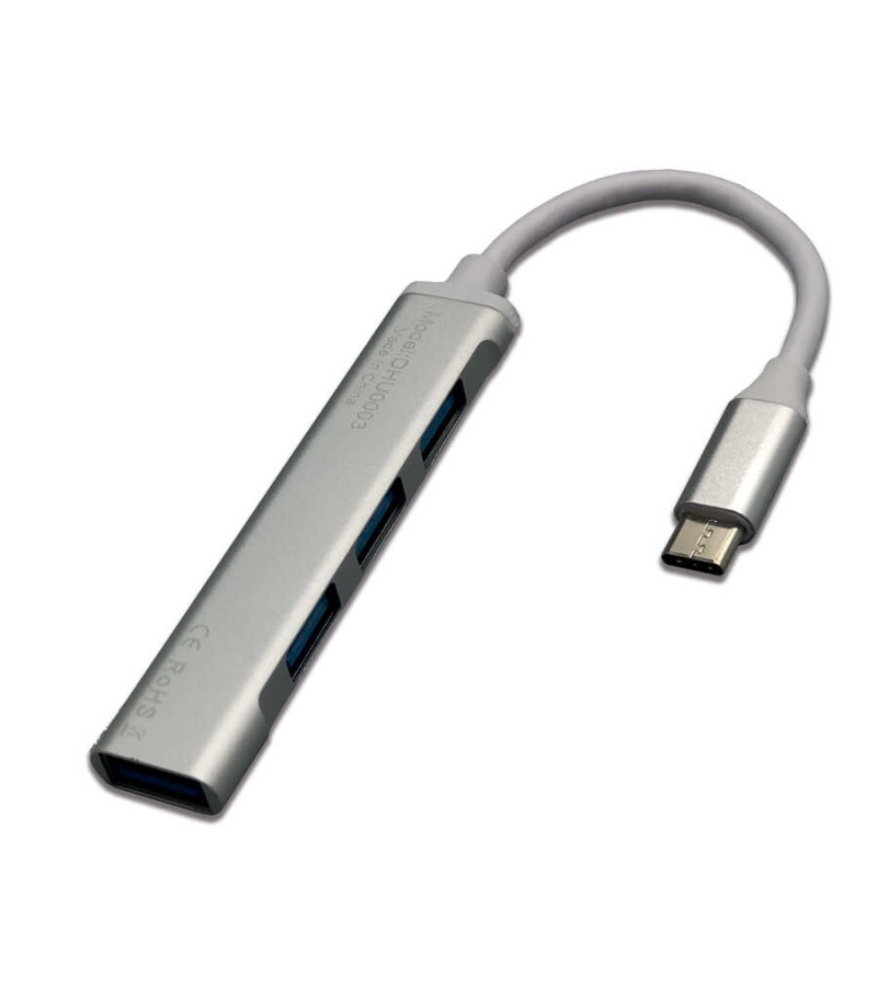 Dexim Elite USB-C to 4 Port USB-A Hub DHU0003