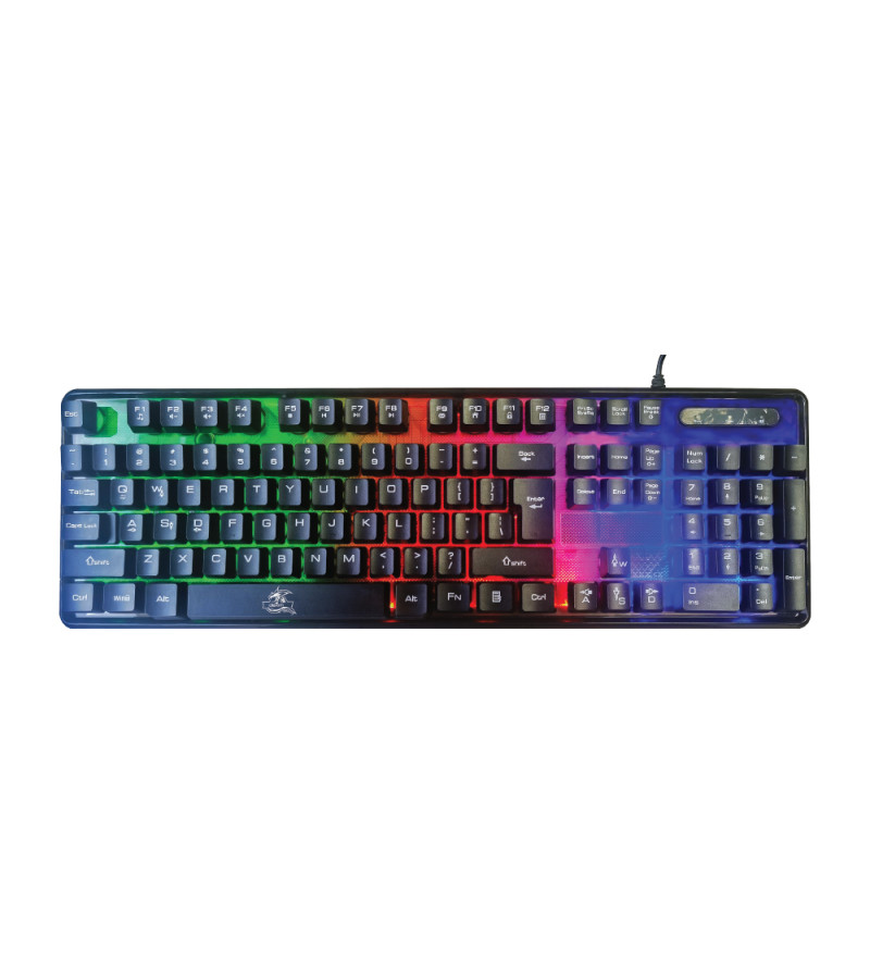 Dexim KBL-707TB USB Kablolu RGB Led Arka Işıklı Mekanik Hisli Oyuncu Klavye - DKA010